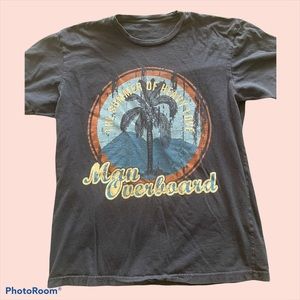 Man overboard vintage washout style tshirt